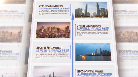 清晰明亮企业宣传AE模板