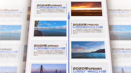 清晰明亮企业宣传AE模板