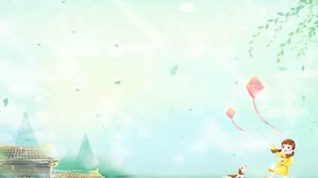 清新唯美绿色春天背景视频