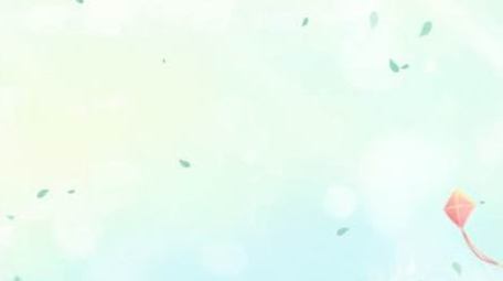 清新唯美绿色春天背景视频