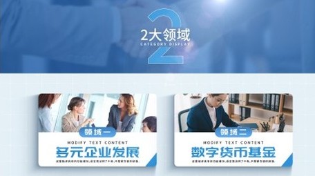 简洁企业信息分类展示AE模板