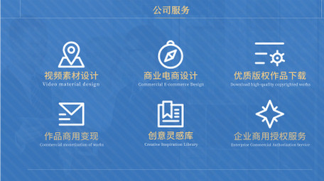 极简扁平风项目介绍图文展示AE模板