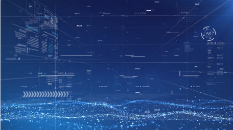 大气科技数据穿梭背景视频