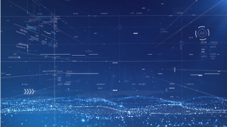 大气科技数据穿梭背景视频