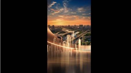 高端商务企业地产宣传图文竖版AE模板