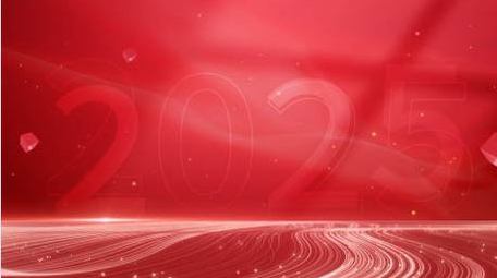 红绸大气党政粒子背景视频