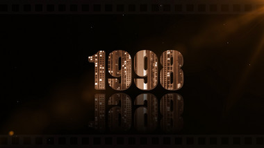 <strong>复古</strong>年份文字展示质感<strong>片头</strong>AE模板