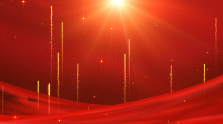 唯美红色党政背景视频模板