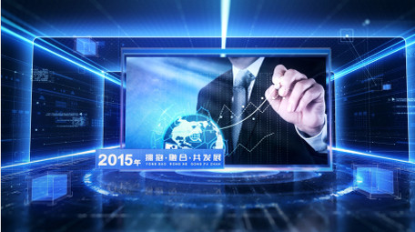 立体<strong>科技图文</strong>大事记穿梭展示AE模板