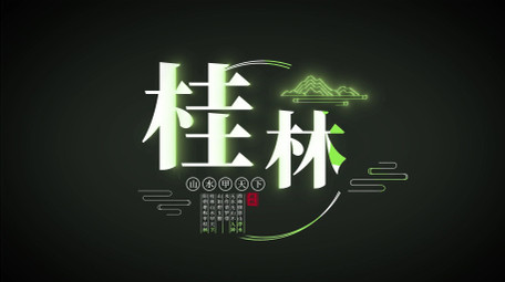 简洁城市景点地点旅游光效花字介绍字幕