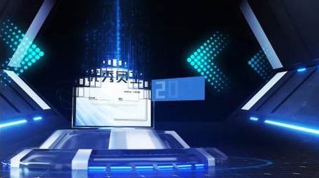 三维立体科技证书展示AE模板