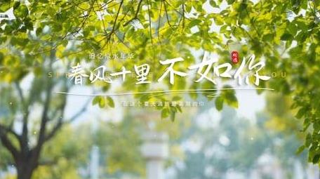 唯美文艺微电影片头文字标题AE模版