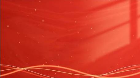 唯美红绸党政粒子背景AE模板