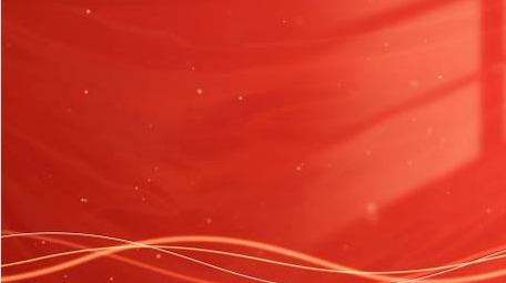 唯美红绸党政粒子背景AE模板