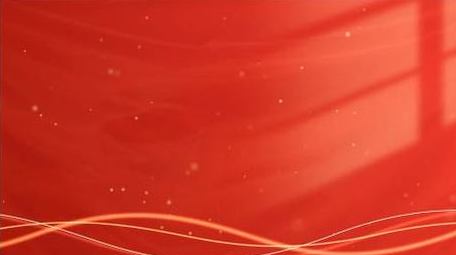 唯美红绸党政粒子背景AE模板