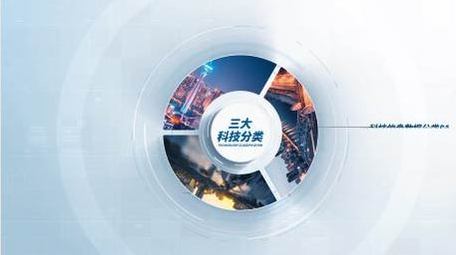 简洁科技信息数据图文展示AE模板