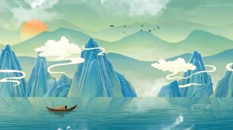 水墨晕染国潮背景AE模板