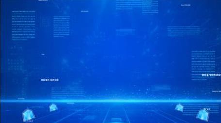 科技数据穿梭背景视频AE模板