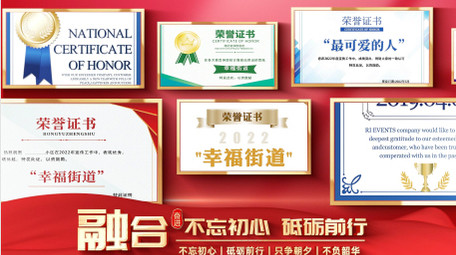 大气荣誉证书展示<strong>图文</strong>照片墙AE模版