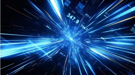 企业科技光线穿梭片头LOGO