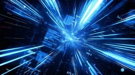 企业科技光线穿梭片头LOGO