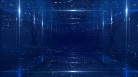 蓝色科技数据穿梭科技背景视频