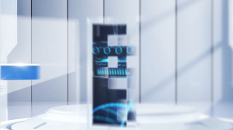 清透光影玻璃质感企业项目图文AE模版