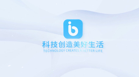 简洁干净粒子汇聚LOGO片头AE模板