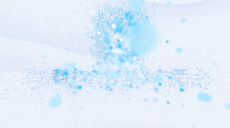 简洁干净粒子汇聚LOGO片头AE模板