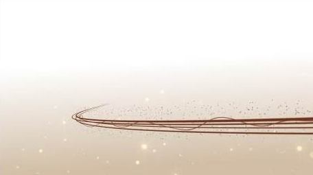 清新云层穿梭水墨标题AE模板