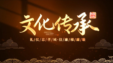 <strong>复古</strong>光影文字<strong>片头</strong>AE模板