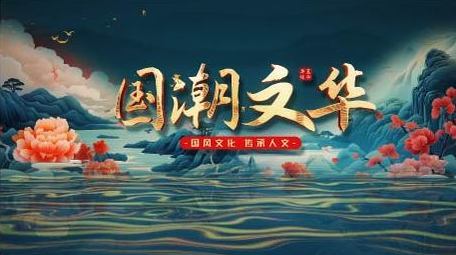 国潮片头古风文字动画片头AE模版