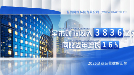 简洁绸带企业数据图文展示AE模版