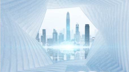 简洁光影空间穿梭片头AE模板