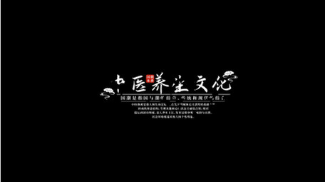 大气简洁设计感复古字幕花字