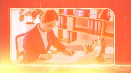 五四青年节人物采访边框AE模板