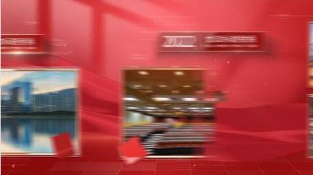 简洁党政图文展示动画时间轴AE模版