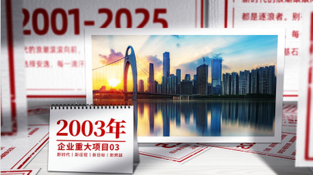 光影企业项目图文介绍AE模版