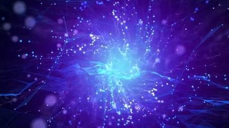 炫丽蓝色科技动画展示视频背景