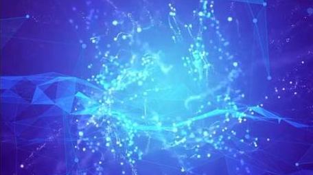 炫丽蓝色科技动画展示视频背景