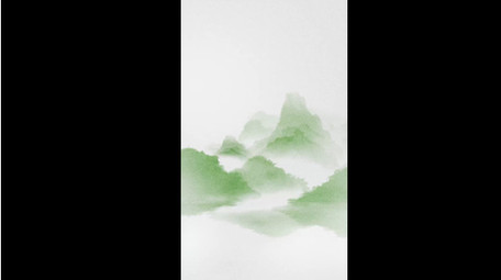 中国风水墨清明竖版视频ae模板