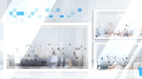 清新科技多图文展示PR模板