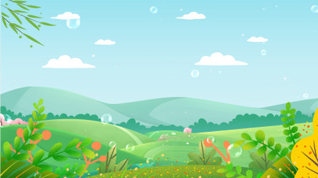 清新唯美春天背景视频AE模板