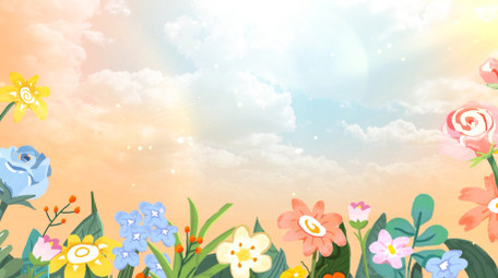 清新唯美春暖花开春天背景视频