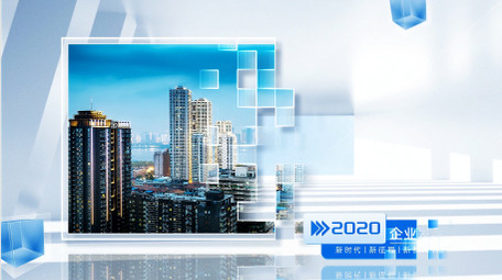 清新明亮立体光影图文AE模版