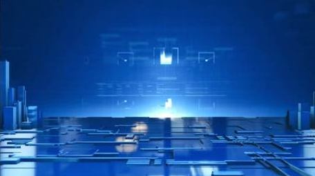 三维空间科技数据展示AE模板