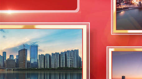 光影党政活动多图文展示PR模版