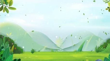 绿色唯美绿色自然背景AE模板