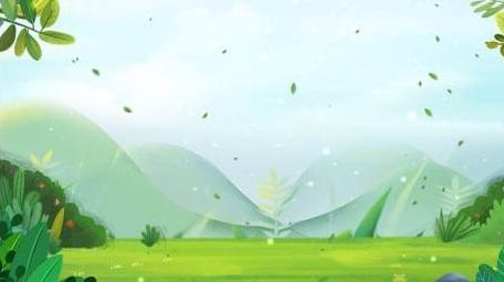 绿色唯美绿色自然背景AE模板