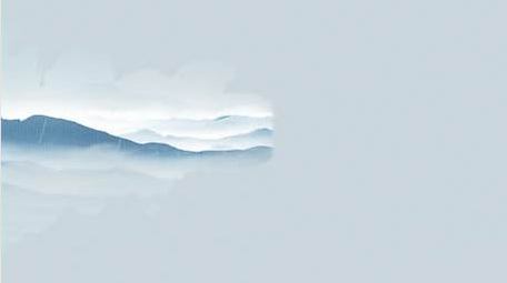 清明意境背景视频AE模板